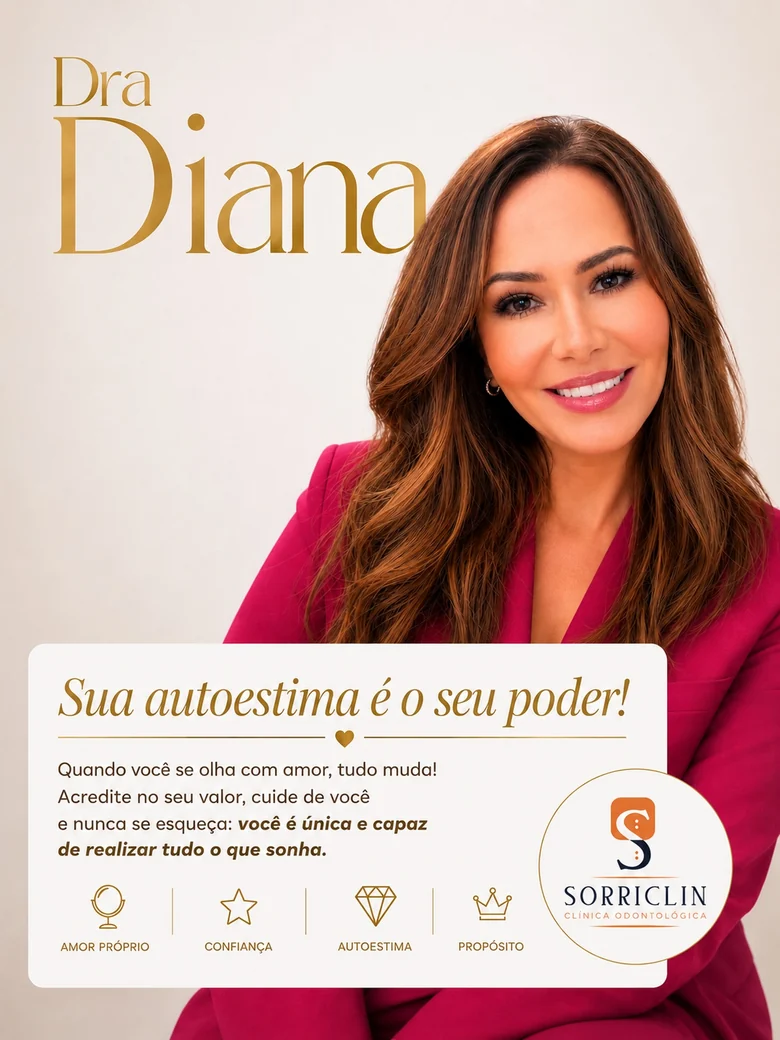 Dra. Diana Brito Soares, responsável técnica da Clínica Sorriclin